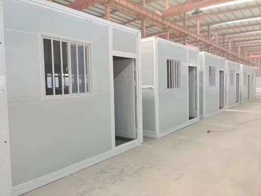 Q235/Q345 가벼운 강철 프레임 구조와 함께 20ft 40ft Prefab 접는 컨테이너 주택