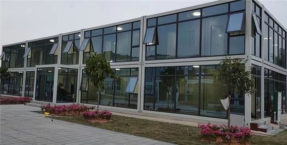알루미늄 창문과 현대적인 디자인으로 고급 프리팩트 빌라 컨테이너 하우스