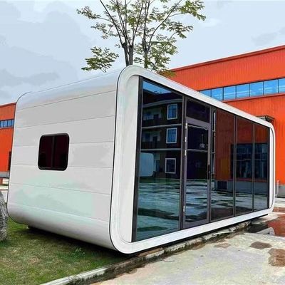 호텔 전공형 소형 스마트 우주 캡슐 하우스 로크 울 샌드위치 패널 벽