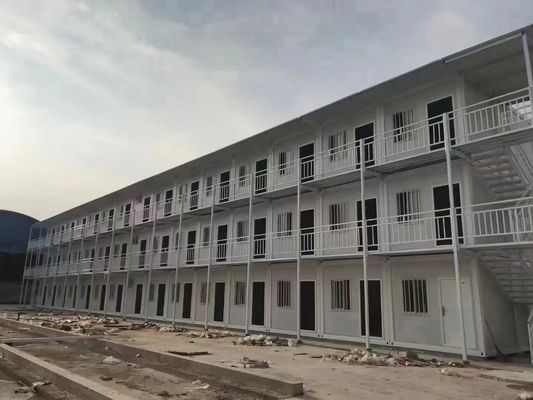 MGO 보드 바닥 20ft 40ft Prefab 접는 컨테이너 주택 접는 평면 팩 컨테이너 하우스