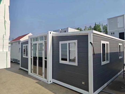 두 개의 날개 확장 접이식 컨테이너 방과 함께 빠른 이동 하우스