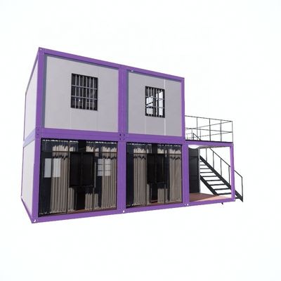 Q235/Q345 가벼운 강철 프레임 빠르게 조립 컨테이너 하우스 Prefab 하우스 컨테이너