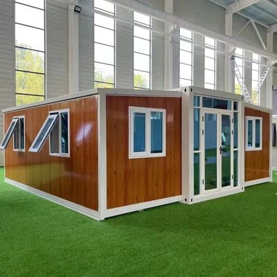 디자인 40ft 이중 날개 확장 컨테이너 하우스 쉽게 설치 현대 스타일 3-