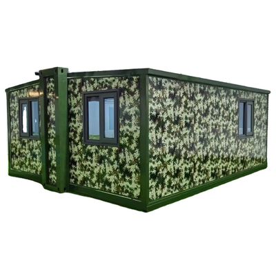 EPS 샌드위치 패널 벽 20ft 40ft 3 침실 접이식 확장 컨테이너 홈 하우스