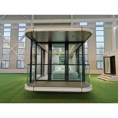현대 디자인 스타일 커플용 유리집 야외 휴식 휴식