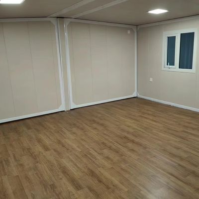 레드 스틸 문과 온라인 기술 지원 제공과 함께 이중 날개 컨테이너 하우스