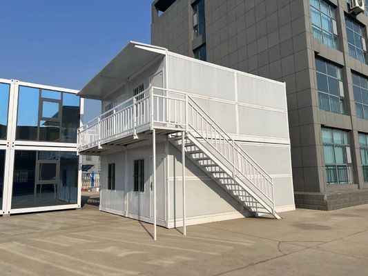 5950mm 길이의 모듈형 이동용 컨테이너 접기 집 및 섬유 시멘트 보드 바닥