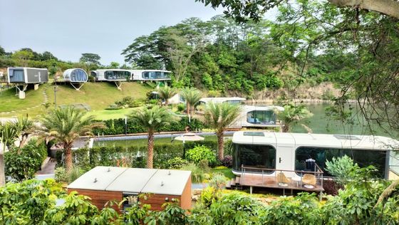온라인 기술 지원 및 우주 캡슐 하우스와 함께 Prefab 휴대용 이동 하우스