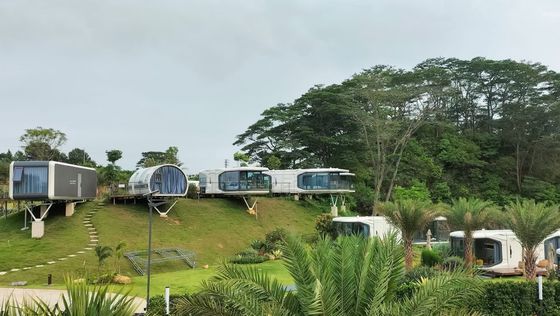 로크 울 샌드위치 패널 벽과 함께 Prefab 휴대용 모빌 하우스