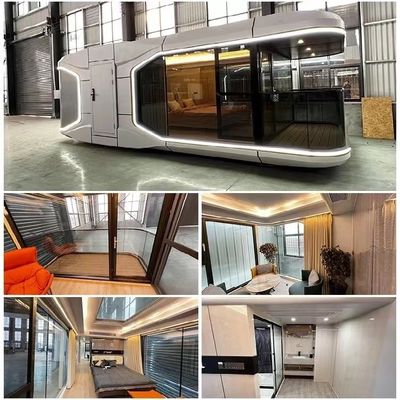 로크 울 샌드위치 패널 벽과 함께 Prefab 휴대용 모빌 하우스