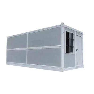 Prefab 사무실 Q235/Q345 라이트 스틸 프레임으로 접는 컨테이너 하우스
