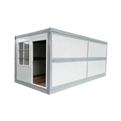Prefab 사무실 Q235/Q345 라이트 스틸 프레임으로 접는 컨테이너 하우스