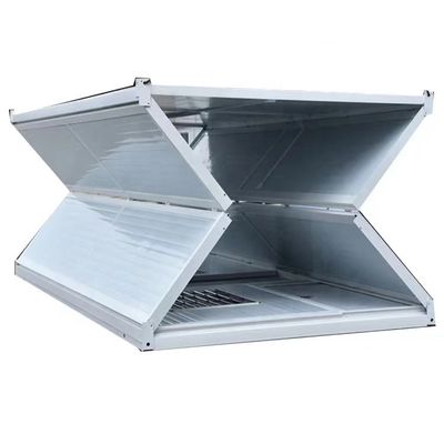 Prefab 사무실 Q235/Q345 라이트 스틸 프레임으로 접는 컨테이너 하우스