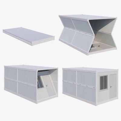 5950 mm 전조 주택 사무실 접는 평면 포장 컨테이너 주택
