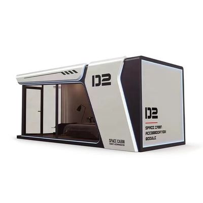 판매 명품 해변 빌라와 스마트 풍력 방지 모바일 Prefab 우주 캡슐 하우스