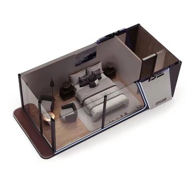 판매 명품 해변 빌라와 스마트 풍력 방지 모바일 Prefab 우주 캡슐 하우스