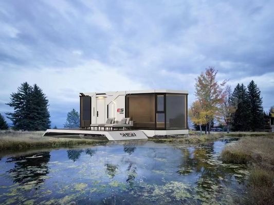 스페이스 캡슐 호텔 온라인 기술 지원과 함께 현대 디자인 Prefab 컨테이너 하우스